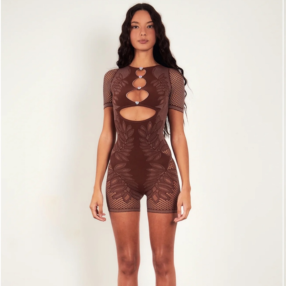 DINERO PLAYSUIT OLD MONEY BROWN